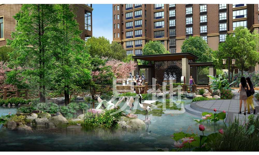 郑州易地园林景观规划设计有限公司作品，新合鑫睿智禧园